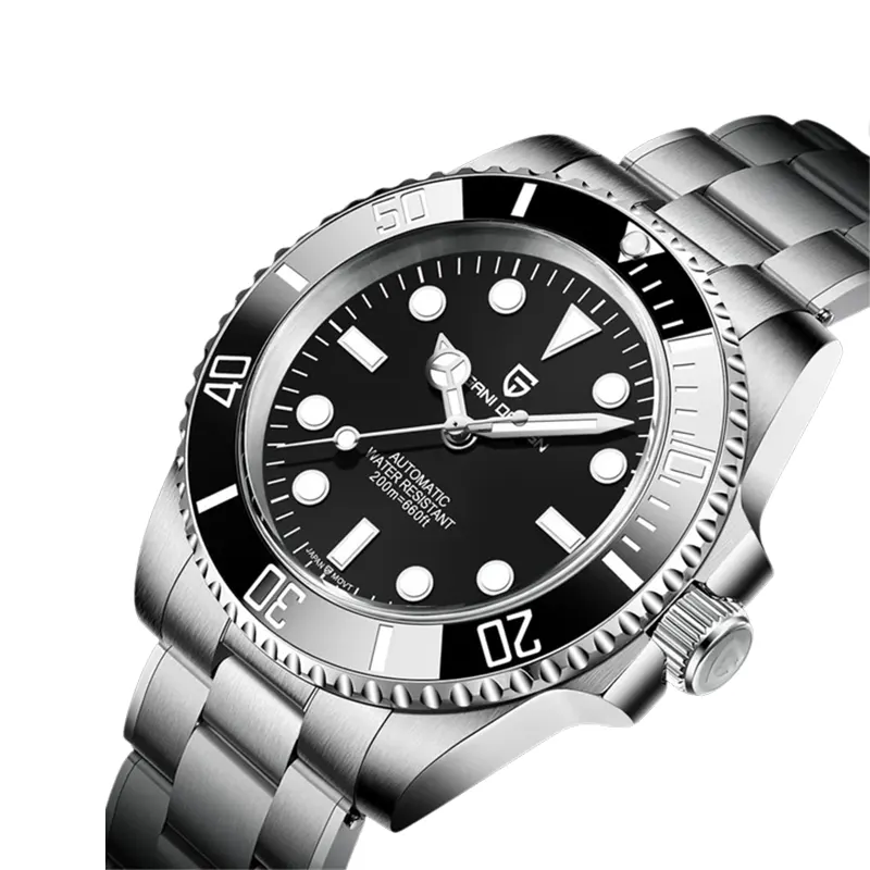 Pagani Design Submariner Automatic Black Men's Watch- PD-1694